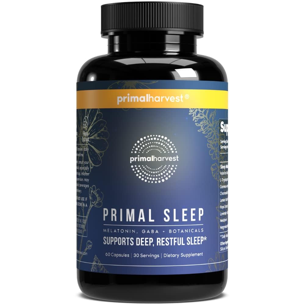 Primal Harvest Primal Sleep Support Supplement Melatonin

