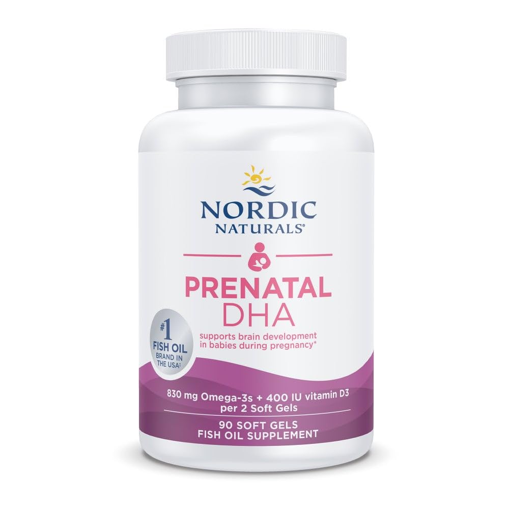 Nordic Naturals Prenatal DHA Omega-3 with Vitamin D3

