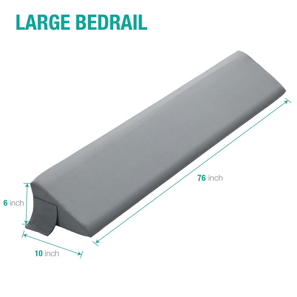 Vekkia Bed Wedge Pillow Gap Filler Headboard Stop Pillow Slips

