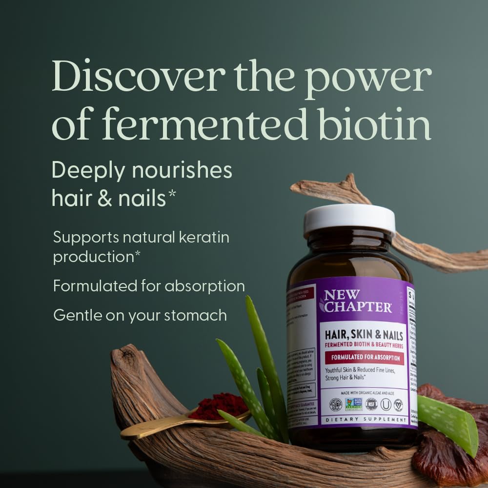New Chapter Biotin Supplement for Hair Skin Nails

