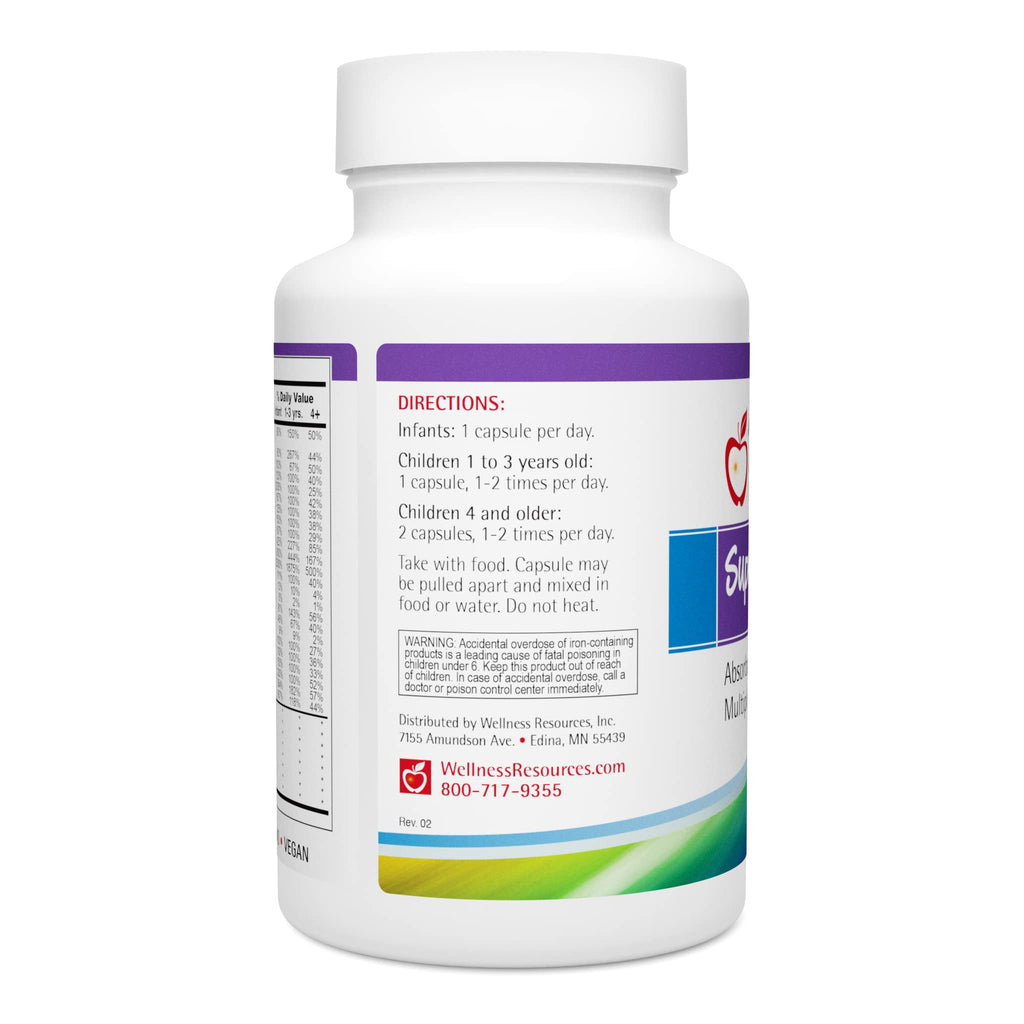Wellness Resources Kids Multivitamin for Growth and Focus

