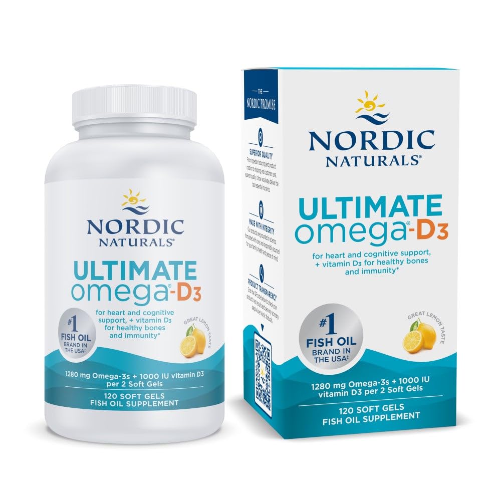 Nordic Naturals Ultimate Omega-D3 Lemon Flavor

