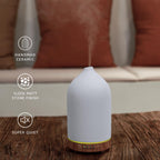 Gooamp Ceramic Essential Oil Diffuser Ultrasonic Humidifier

