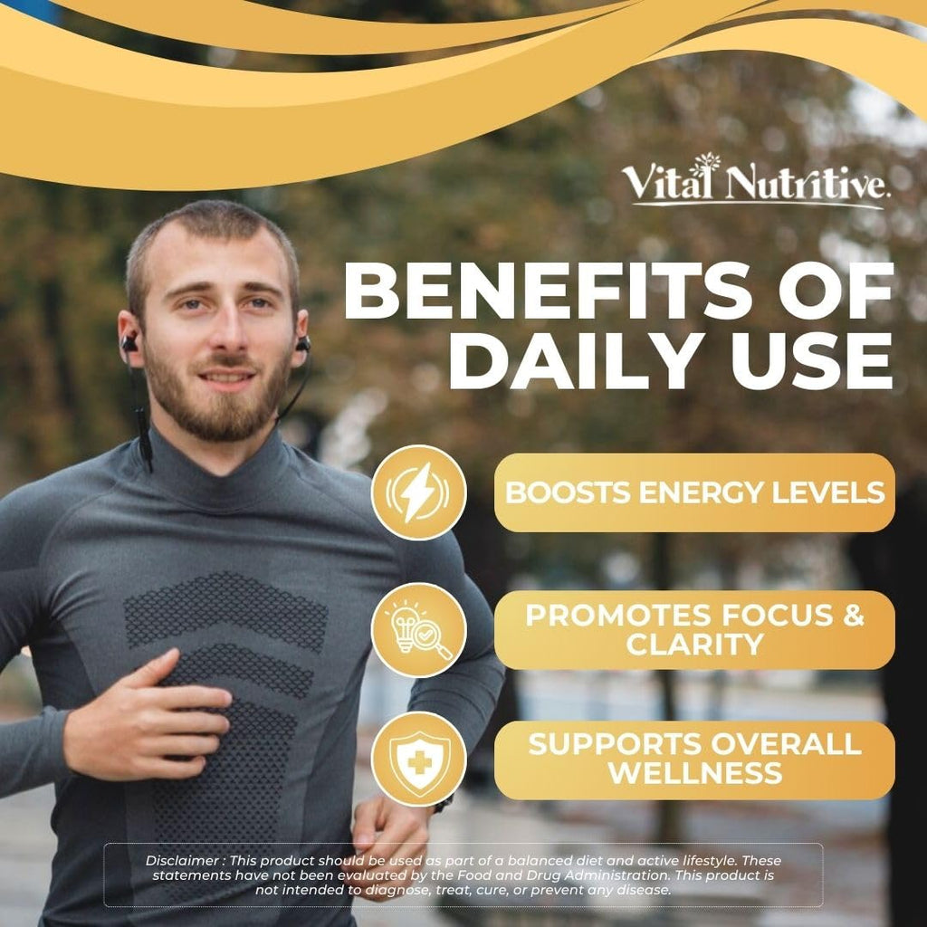Vital Nitric Oxide Supplement for Men | Blood Flow & Energy

