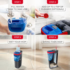 O-Cedar H2prO Flat Mop System Dual-Tank Water

