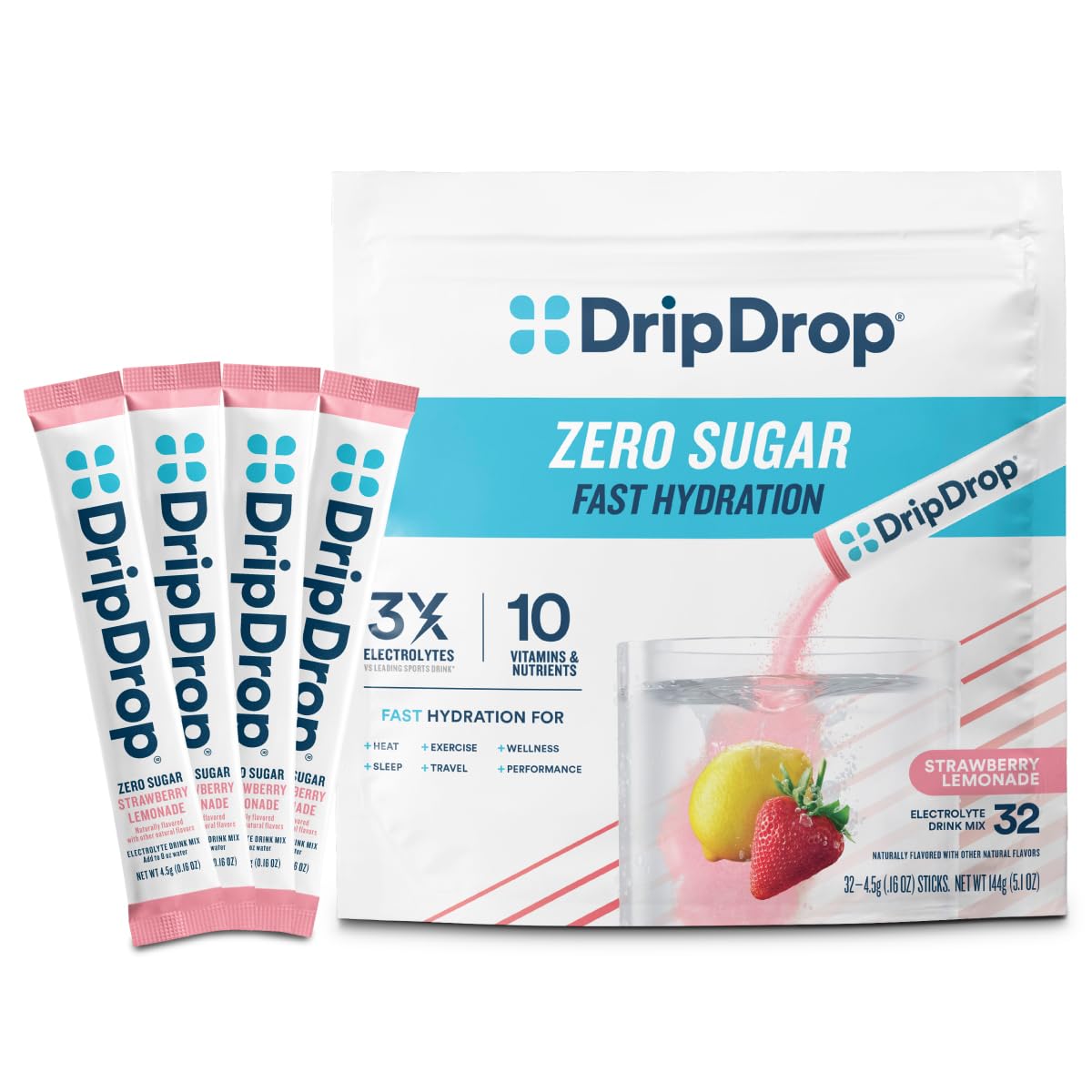 DripDrop Sugar Free Hydration - Electrolyte Drink Mix