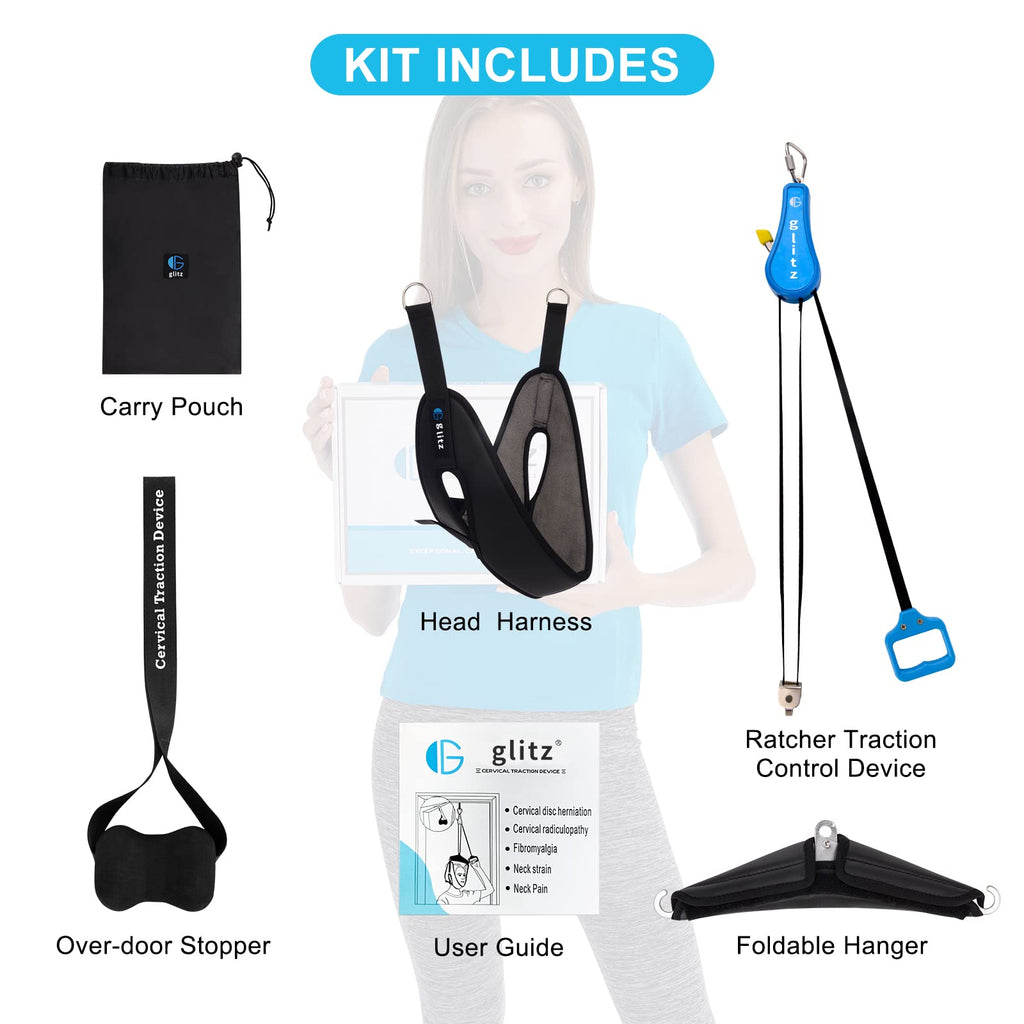 Cervical Neck Traction Device for Home Use | Portable

