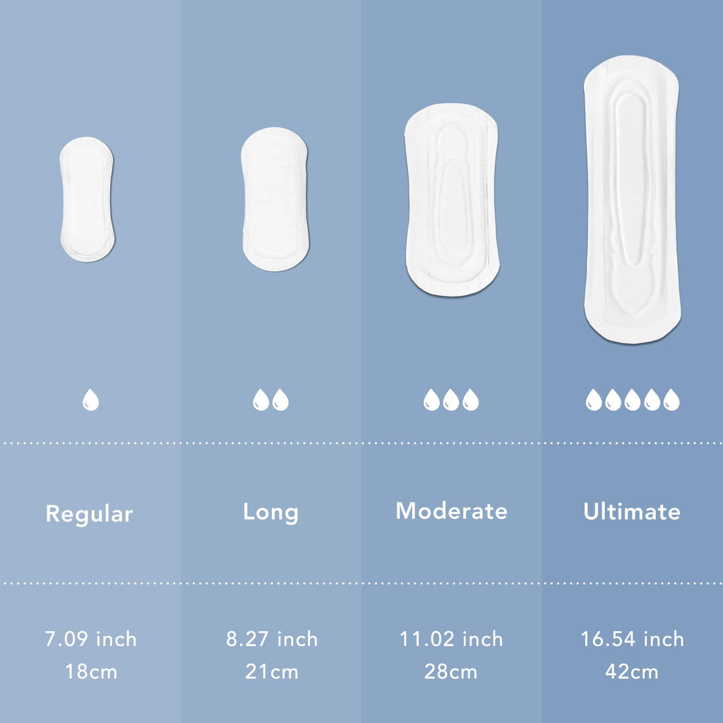 Rael Incontinence Pads for Women - Organic Cotton Cover

