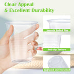 Lamosi BPA-Free Clear Plastic Cups - Disposable Party Cups

