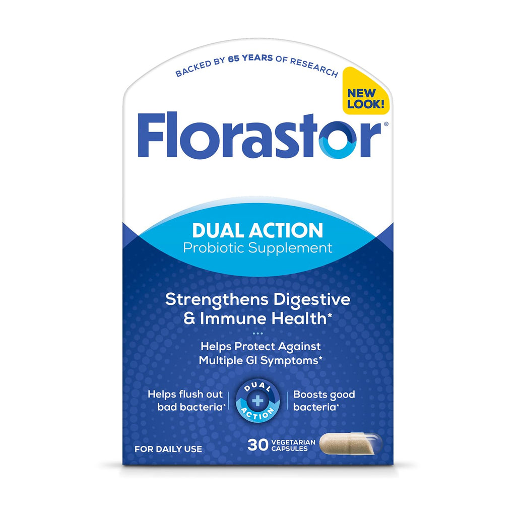 Florastor Probiotics for Digestive and Immune Health Probiotic Capsules