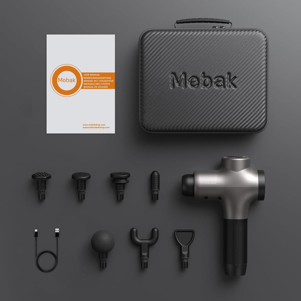 Mebak 3 Massage Gun - Deep Tissue Percussion for Athletes

