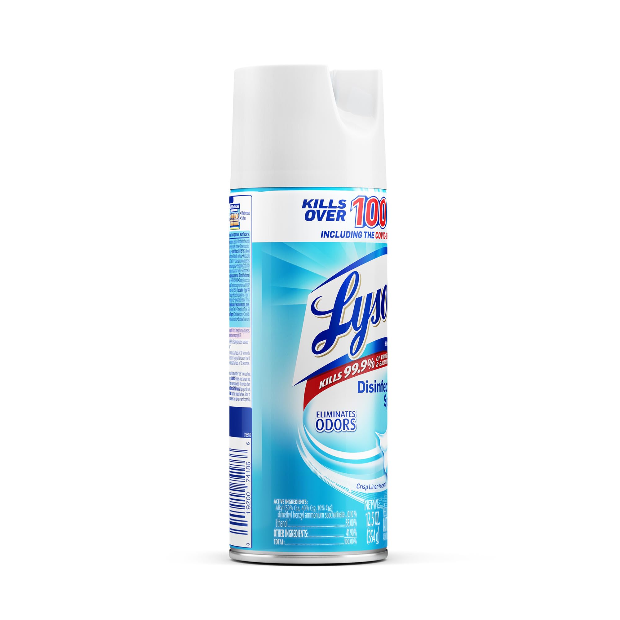 Lysol Disinfectant Spray for Hard Surfaces Bleach-Free


