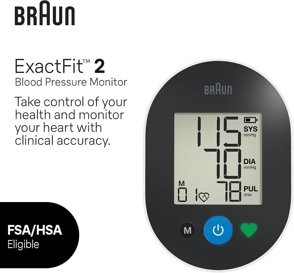 Braun ExactFit 2 Blood Pressure Monitor for Home Use

