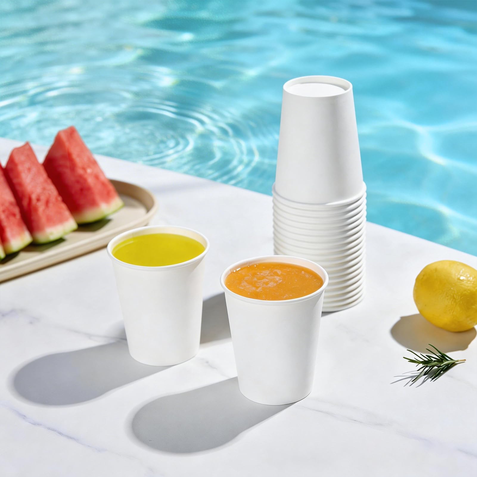 LITOPAK Disposable Paper Cups for Hot Beverages

