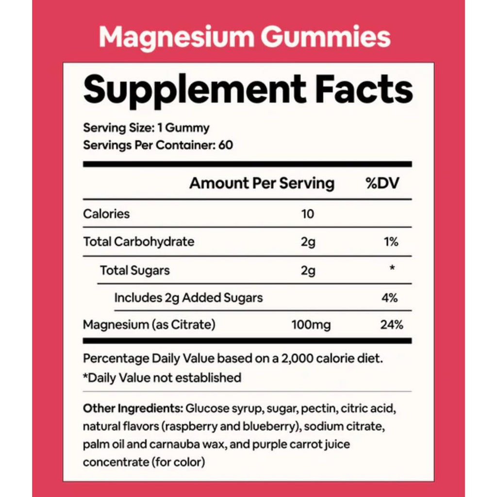Black Girl Vitamins Magnesium Gummies for Sleep Support

