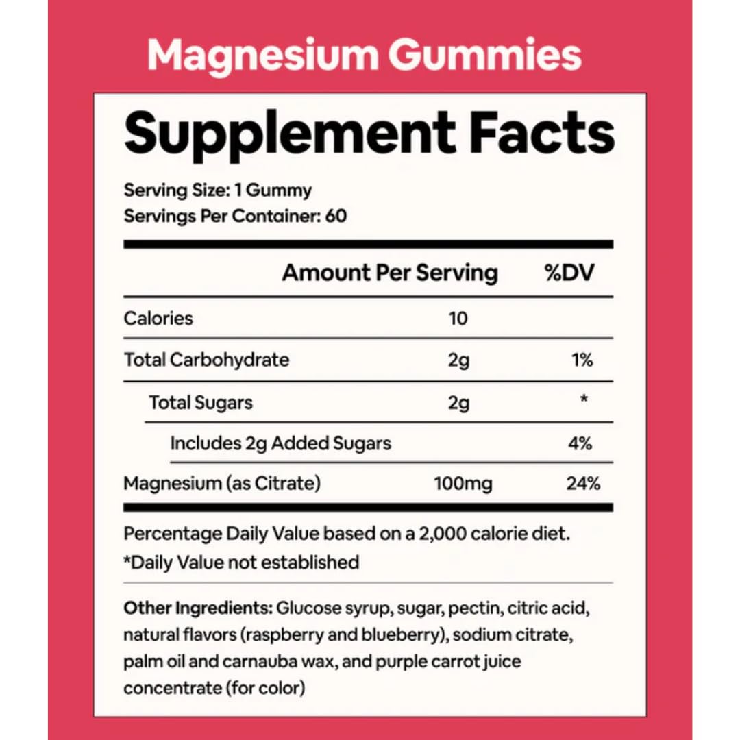 Black Girl Vitamins Magnesium Gummies for Sleep Support

