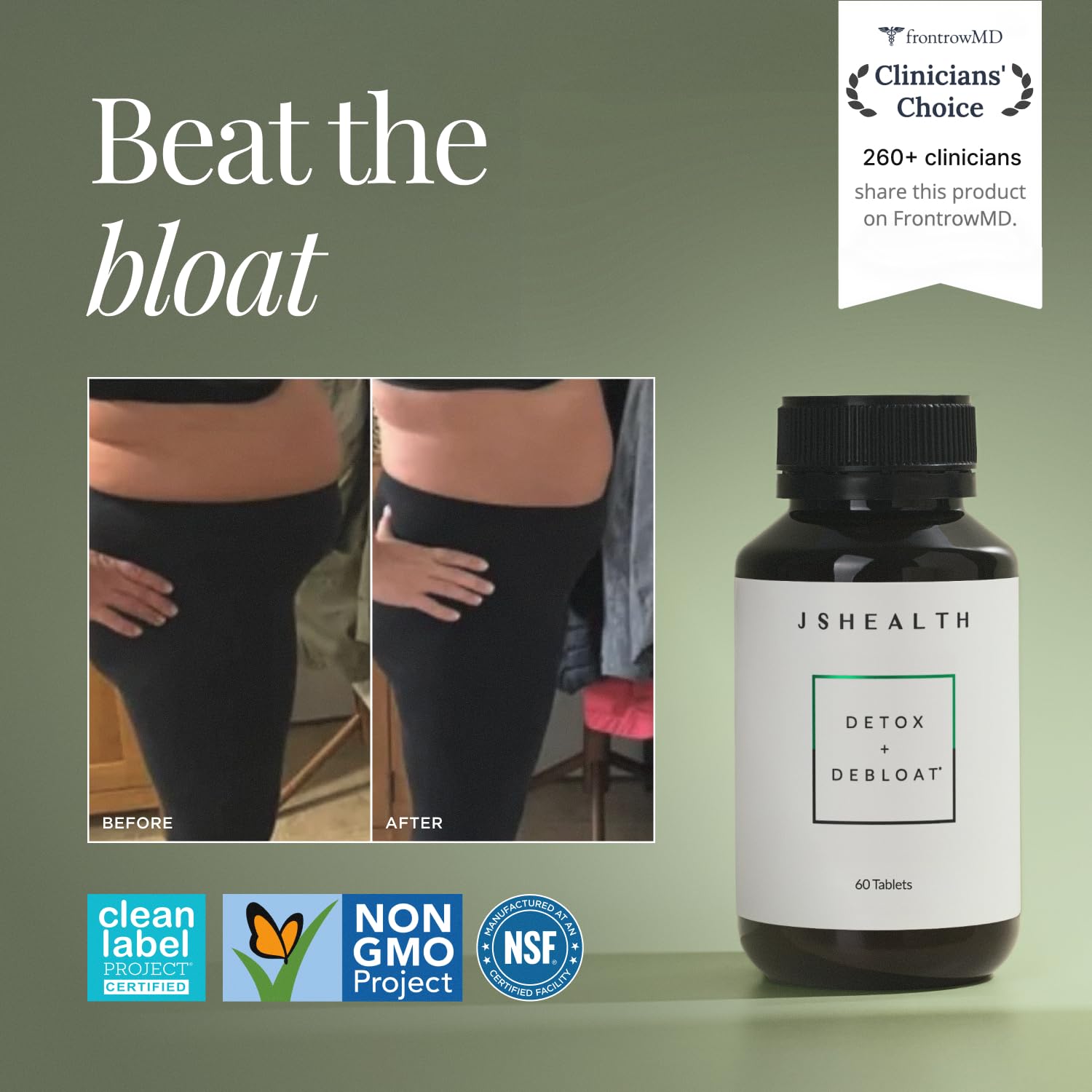JSHealth Detox + Debloat - Bloating Relief for Women

