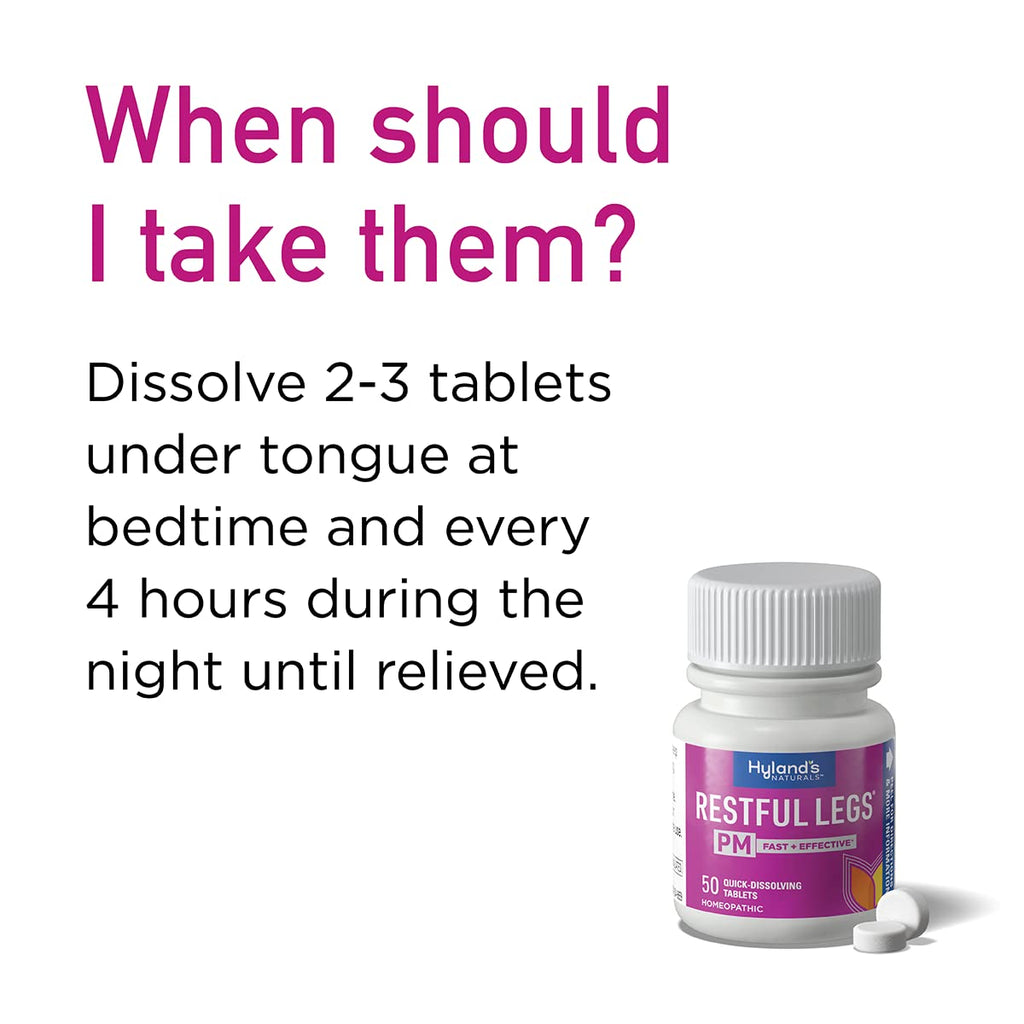 Hyland's Restful Legs PM Nighttime Formula Tablets


