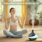 HJTHJT Essential Oil Diffuser 500ML with Remote

