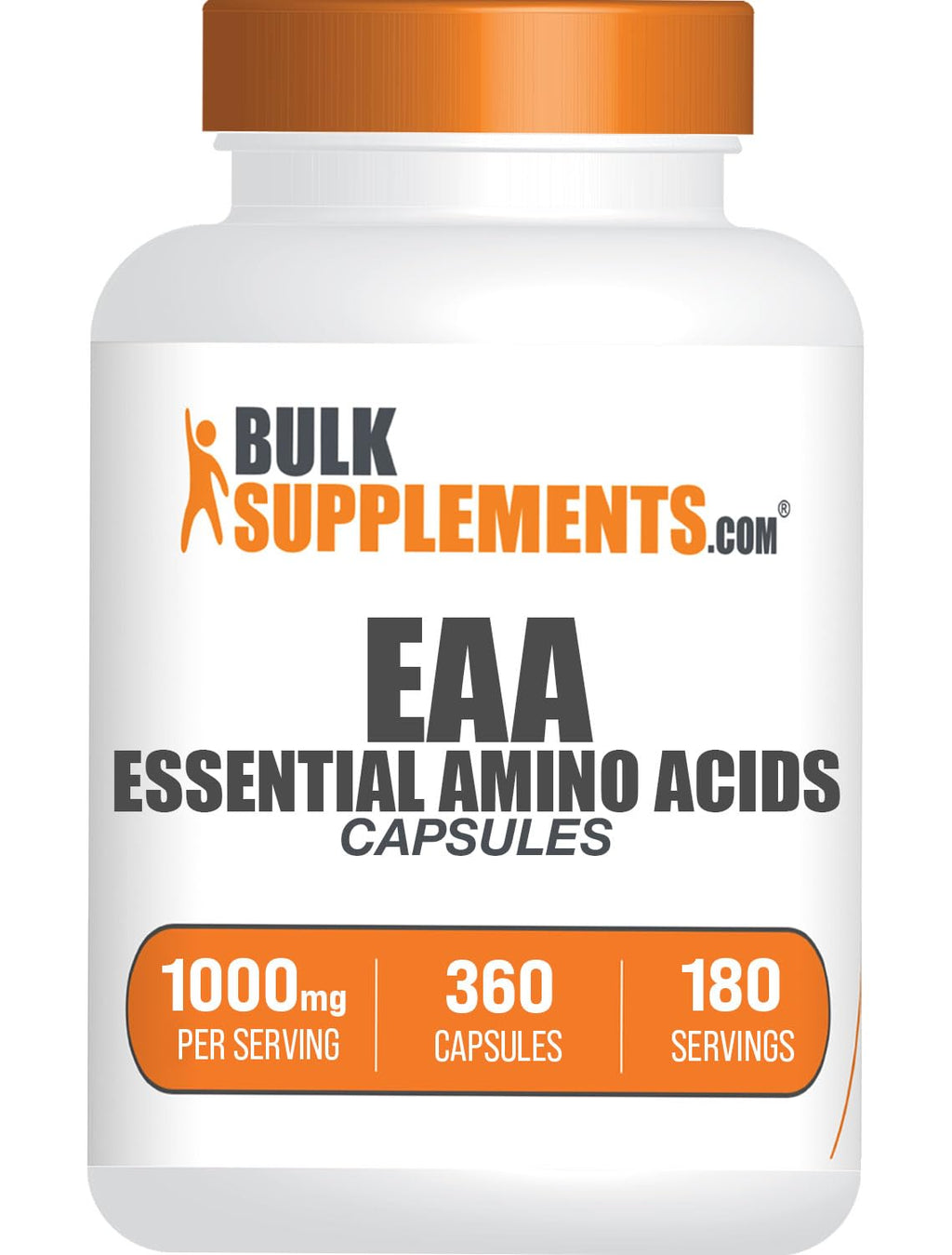 BulkSupplements Essential Amino Acids Capsules Gluten Free

