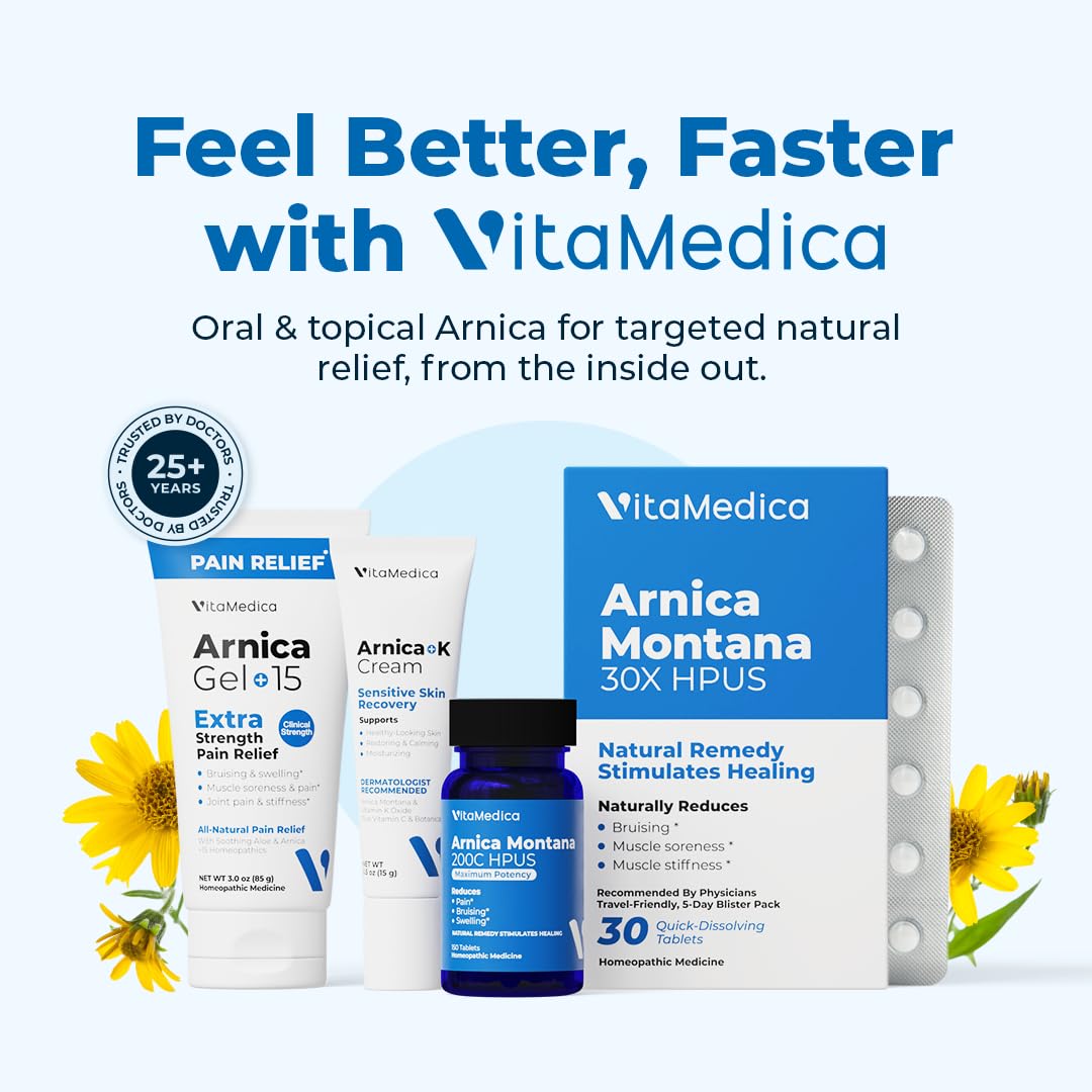 VitaMedica Arnica Montana 200C Rapid-Dissolve Tablets

