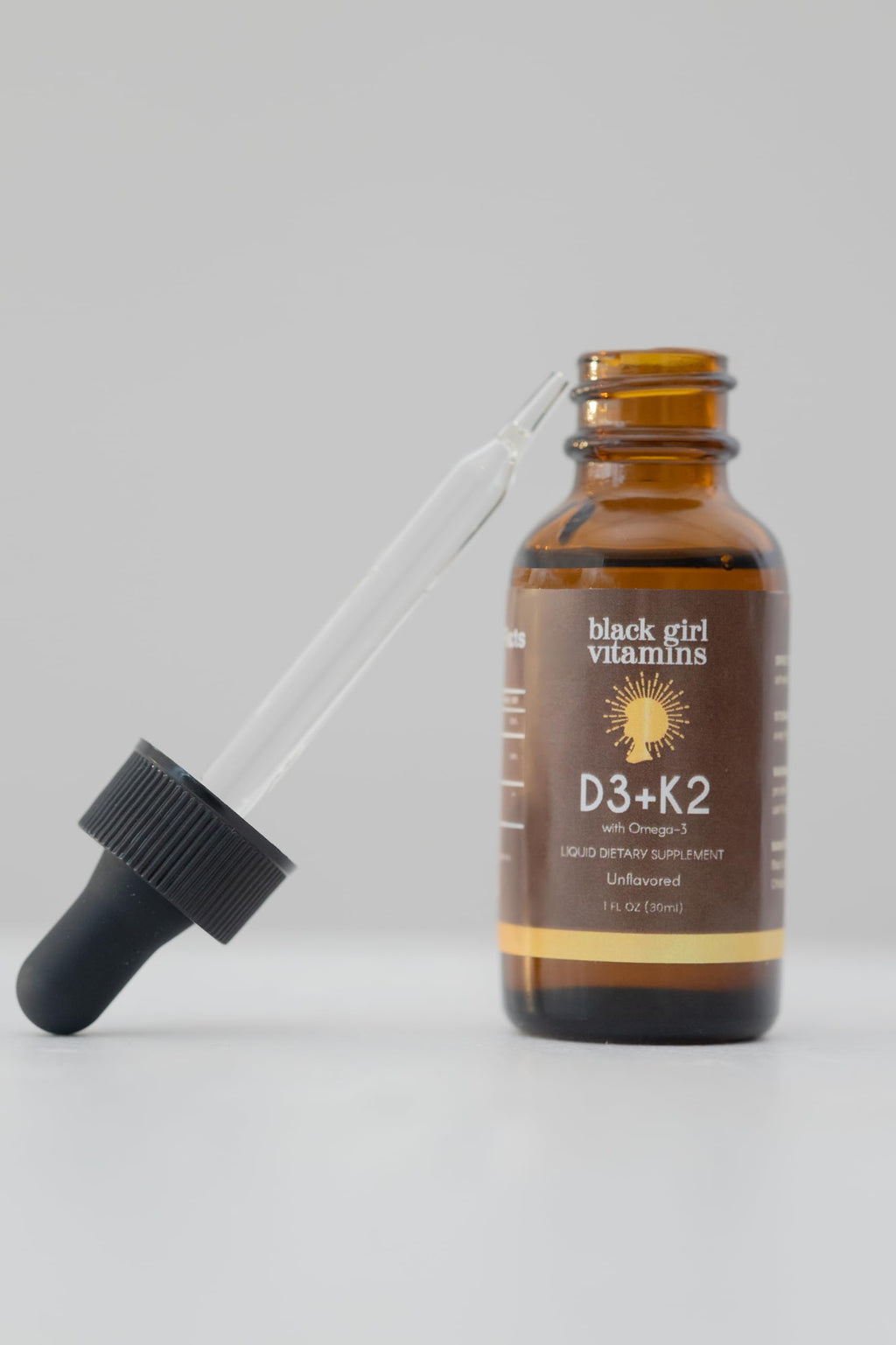 D3 K2 Liquid Drops by Black Girl Vitamins – Immune Support

