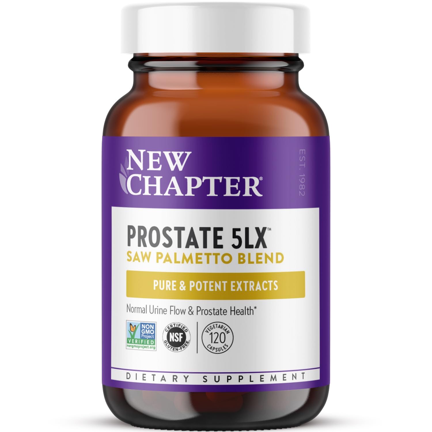 New Chapter Prostate 5LX Supplement for Men’s Urinary & Prostate Support