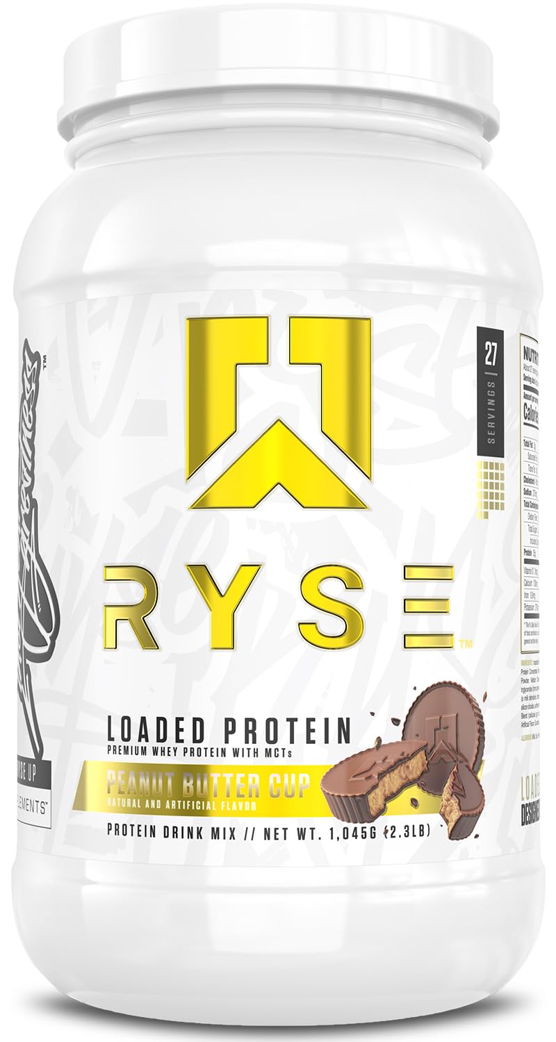 RYSE Loaded Protein Powder with Whey Isolate & Concentrate