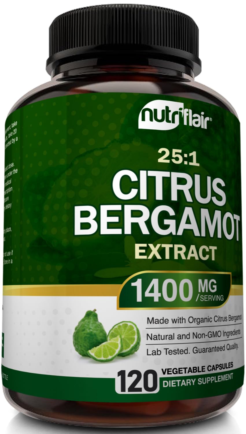 NutriFlair Citrus Bergamot Supplement – Vegan & Non-GMO

