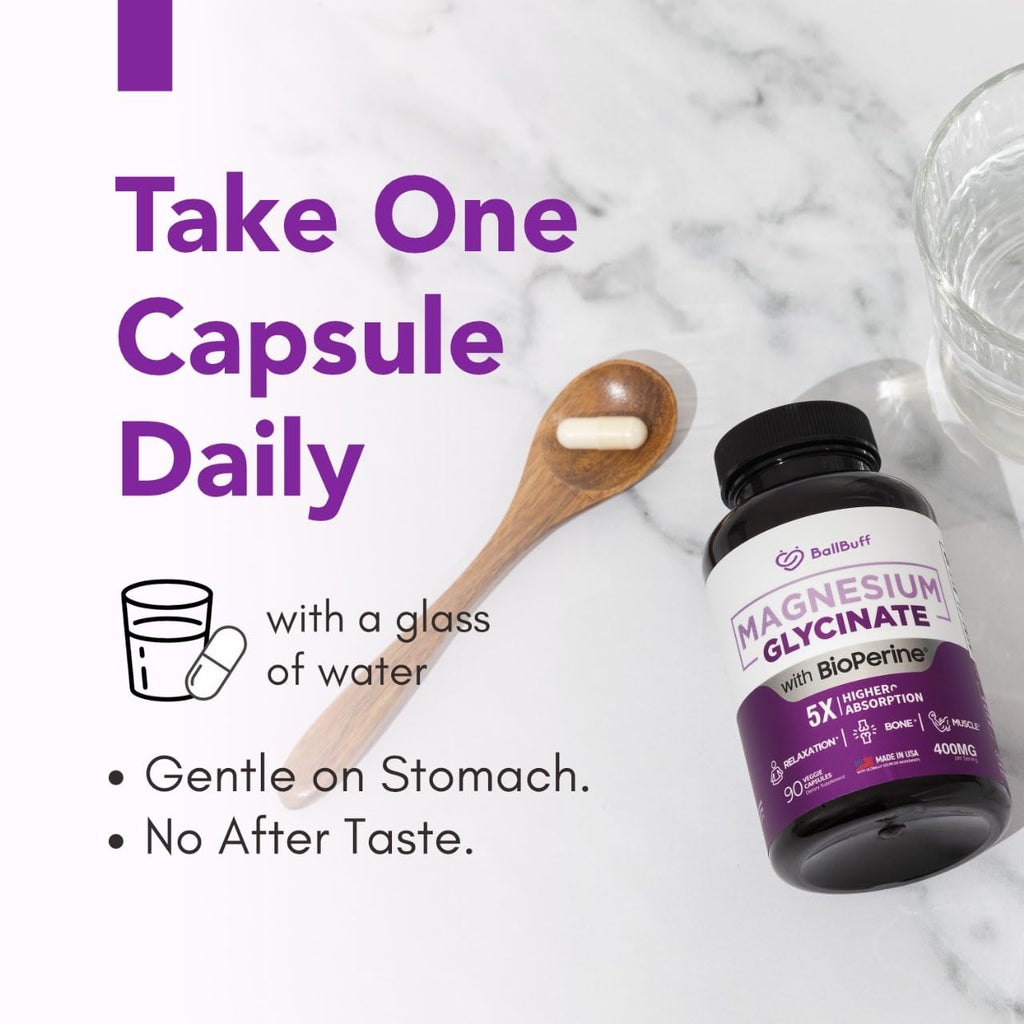 Balance Buff Magnesium Glycinate Supplement


