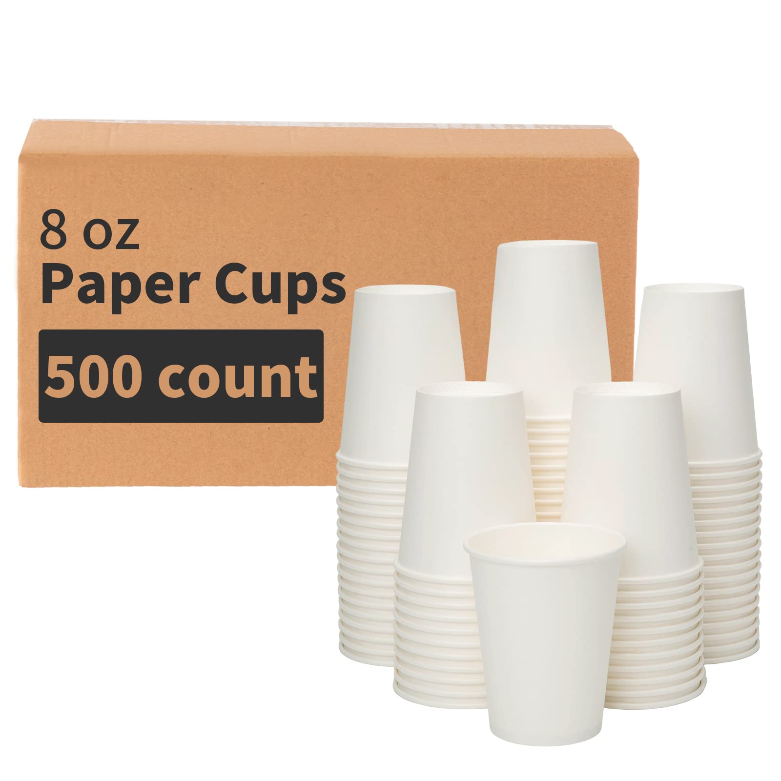 RACETOP Disposable Paper Cups for Hot Beverages

