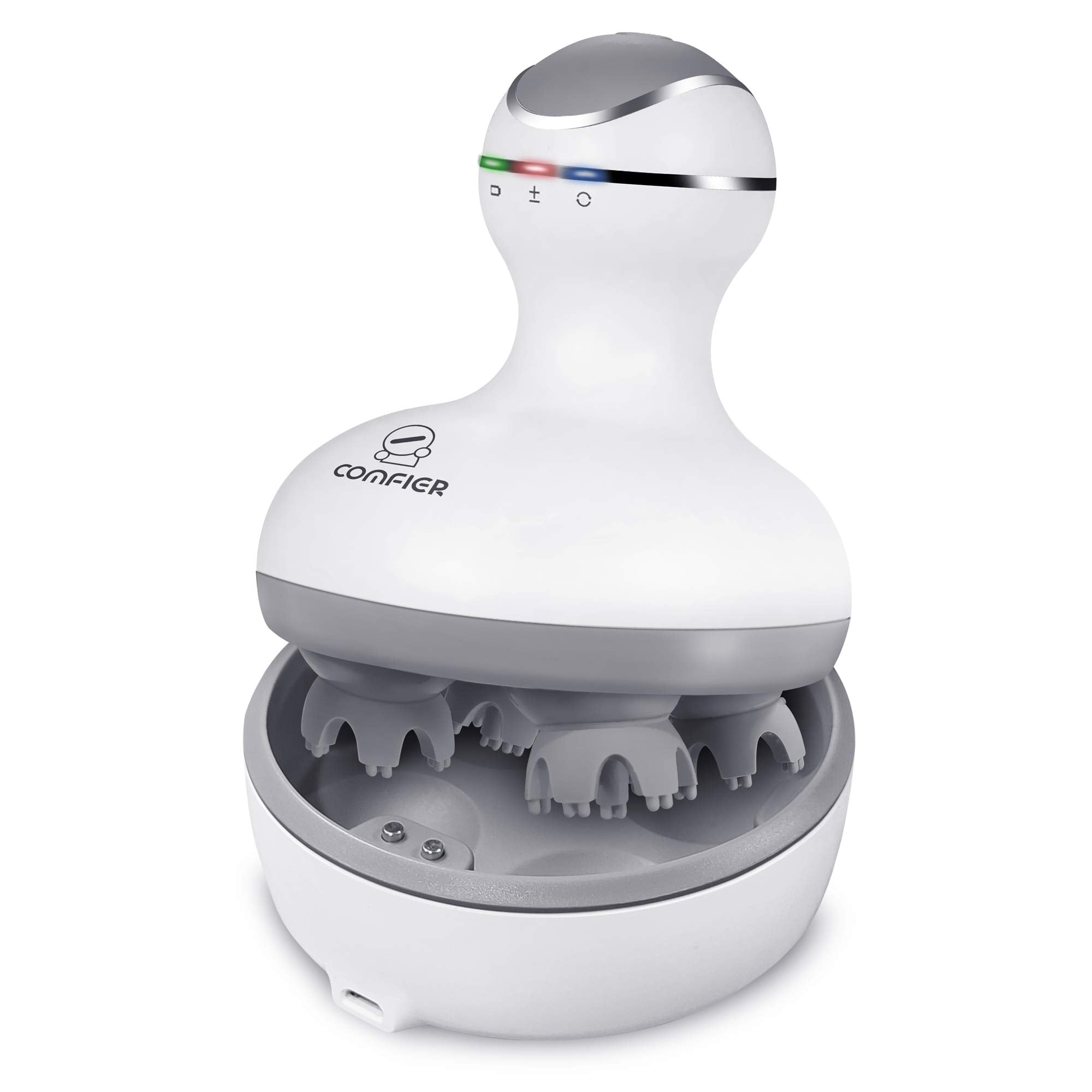 COMFIER Cordless Hair Scalp Massager with 4 Heads


