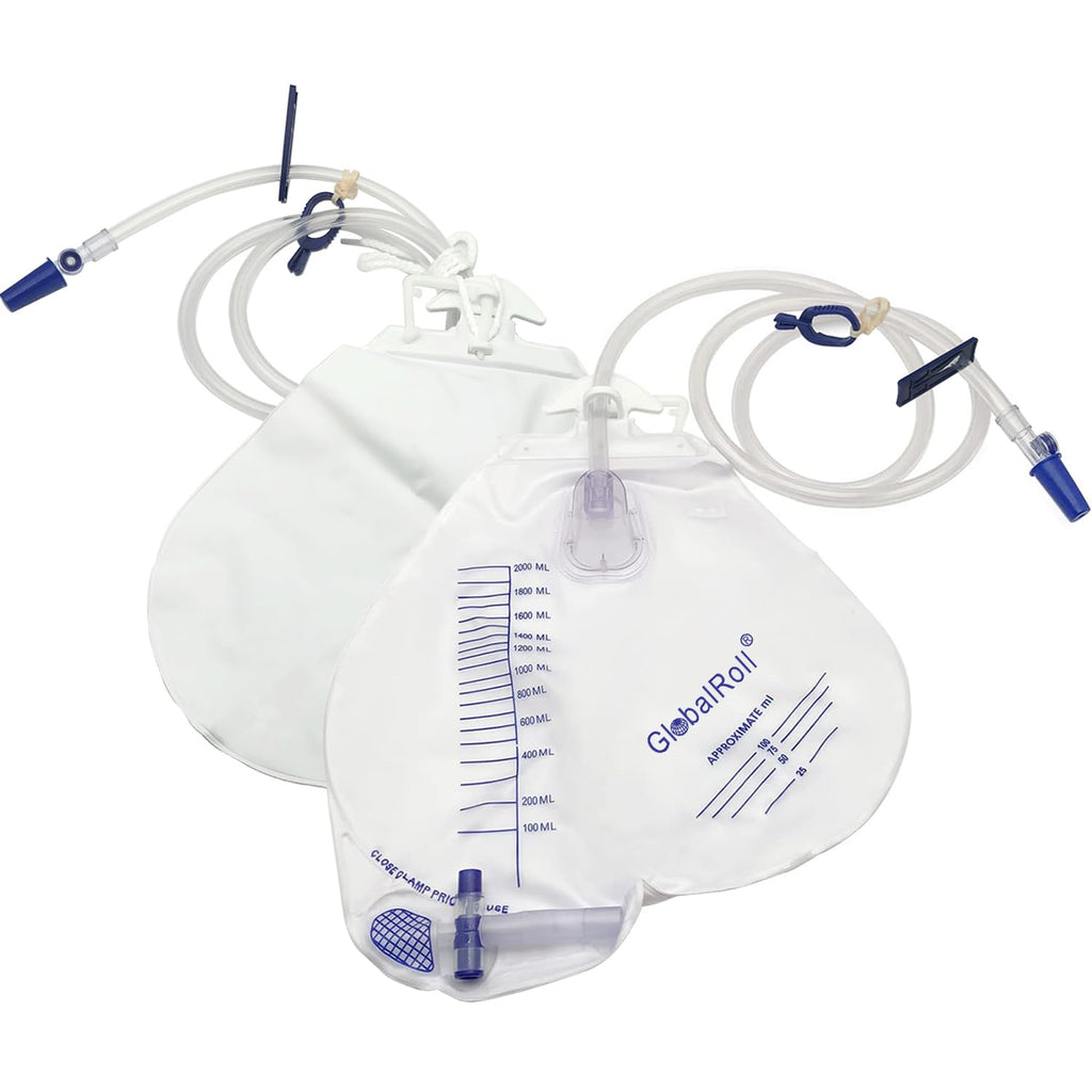 Urinary Drainage Bag with Anti-Reflux Chamber - Medical-Grade

