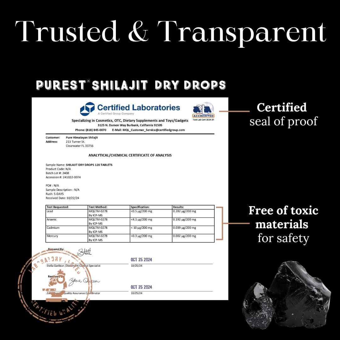 Shilajit Mineral Supplement for Energy & Vitality

