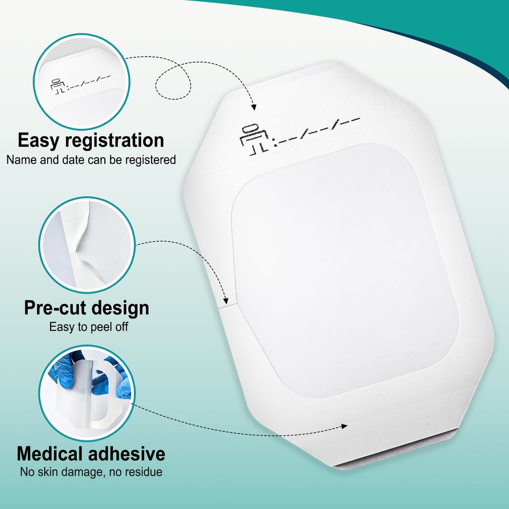 Transparent Film Dressing Waterproof Breathable - Wound Care

