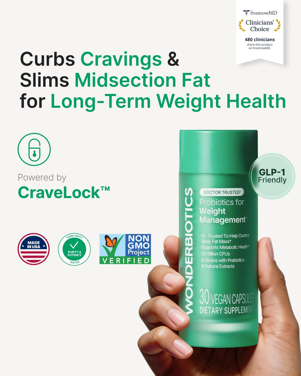 Weight Management Probiotics for GLP-1 Support and Berberine


