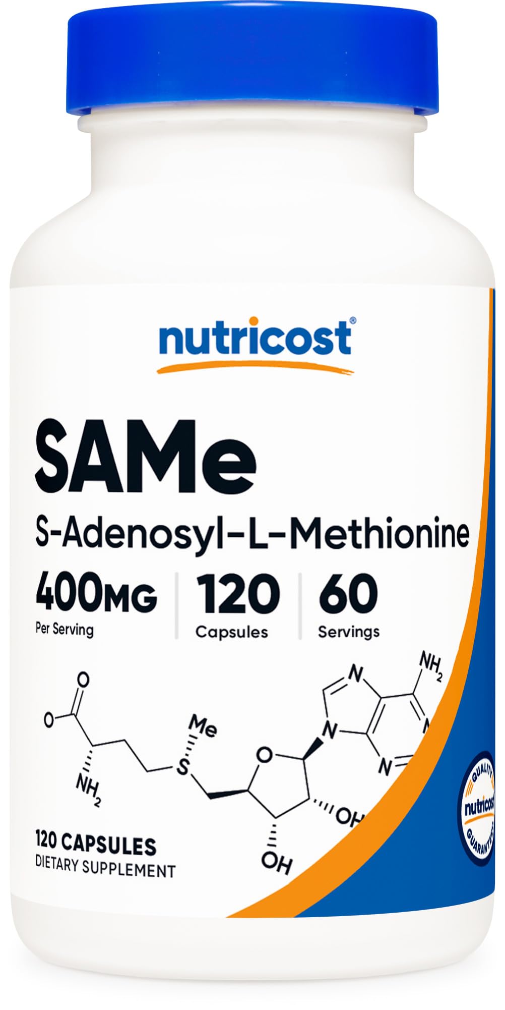 Nutricost SAM-e S-Adenosyl-L-Methionine Supplement

