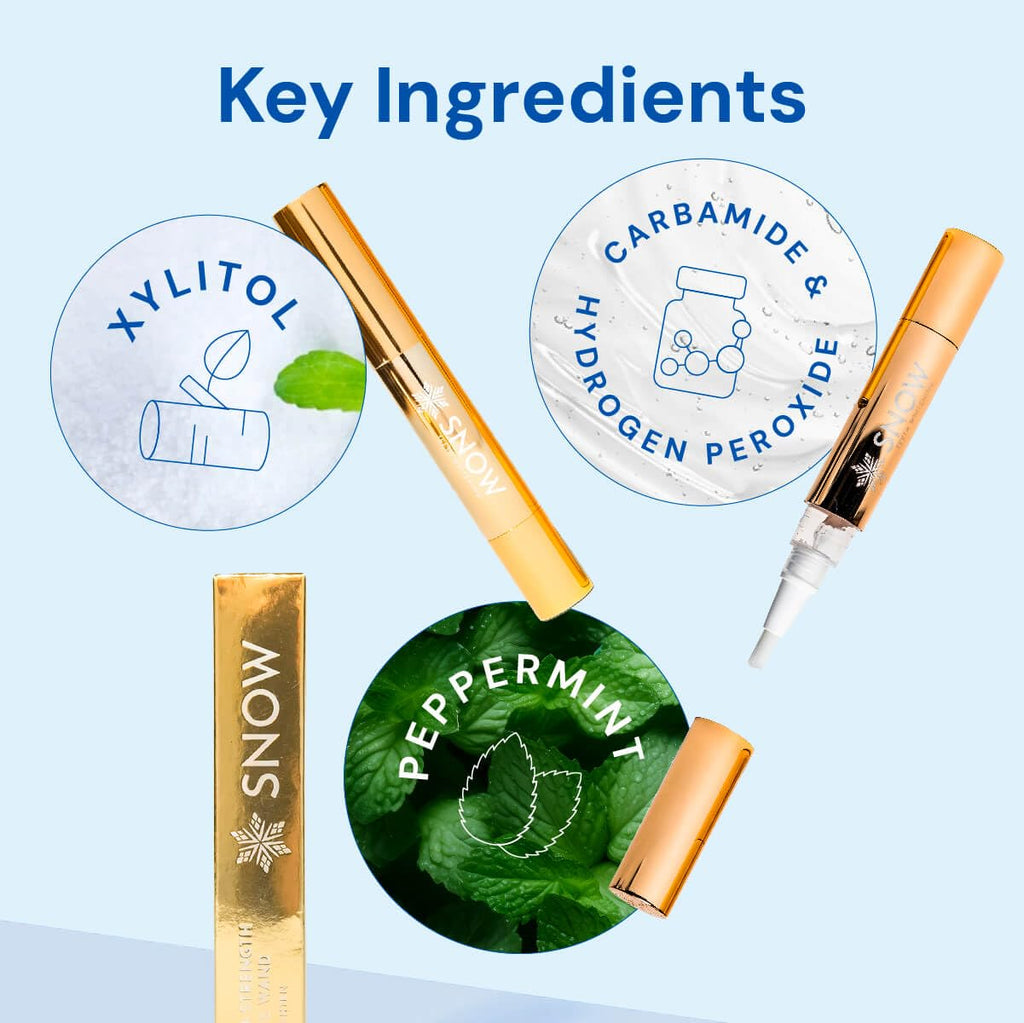 Snow Teeth Whitening Pen with Hydroxyapatite - Enamel-Safe

