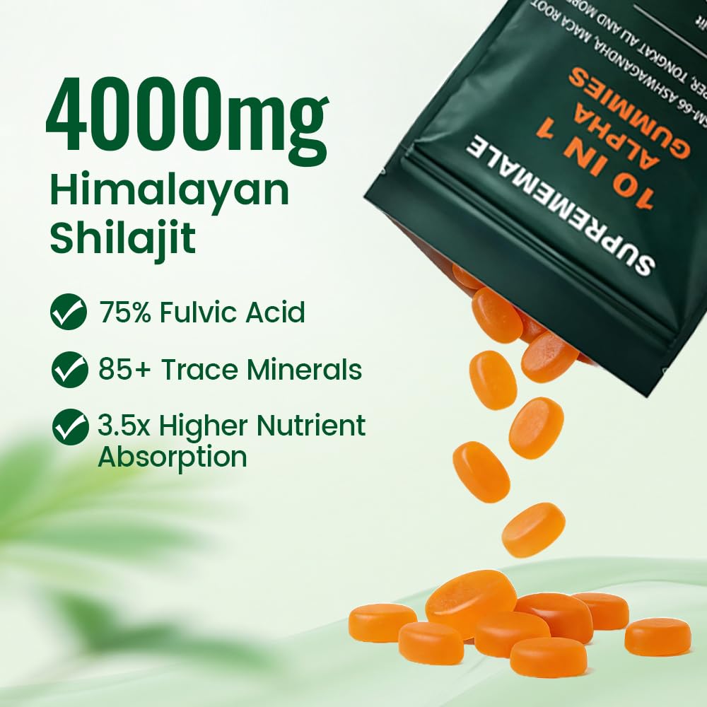 SupremeMale Alpha Gummies for Men | Energy & Vitality

