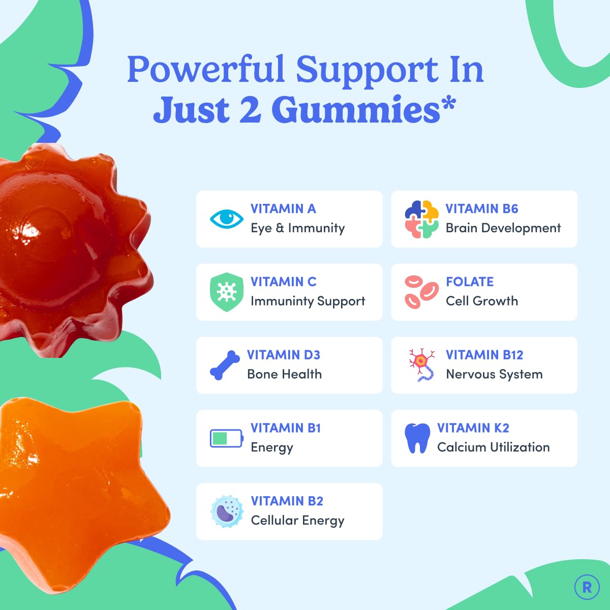 First Day Kids Multivitamin Gummies | Vegan Immunity Support

