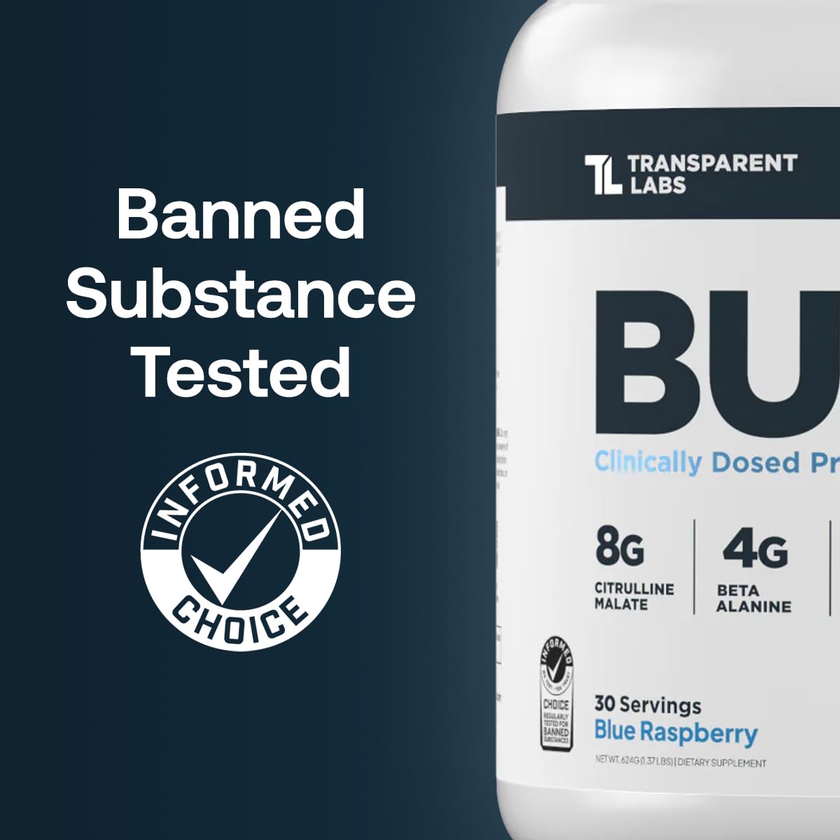 Transparent Labs Bulk Pre-Workout Powder


