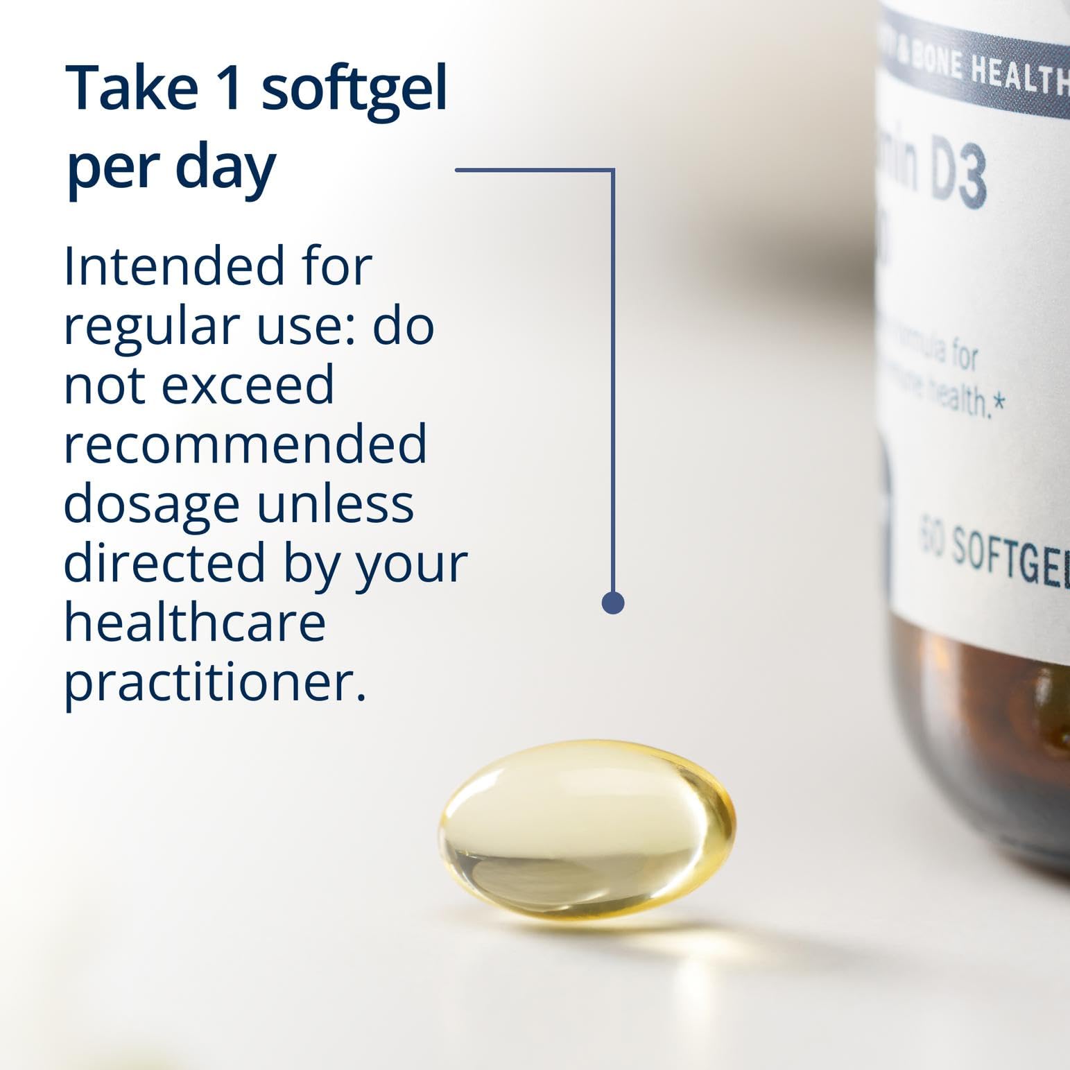 Metagenics Vitamin D3 5000 IU Softgels with Coconut Oil

