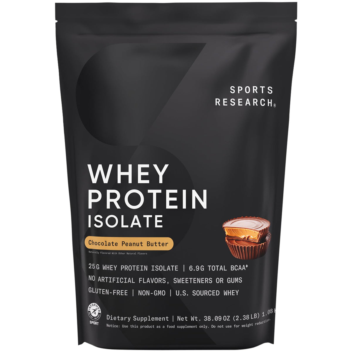 Sports Research Whey Protein Isolate Protein Powder