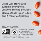 Sports Research Lutein Zeaxanthin Capsules for Eye Health

