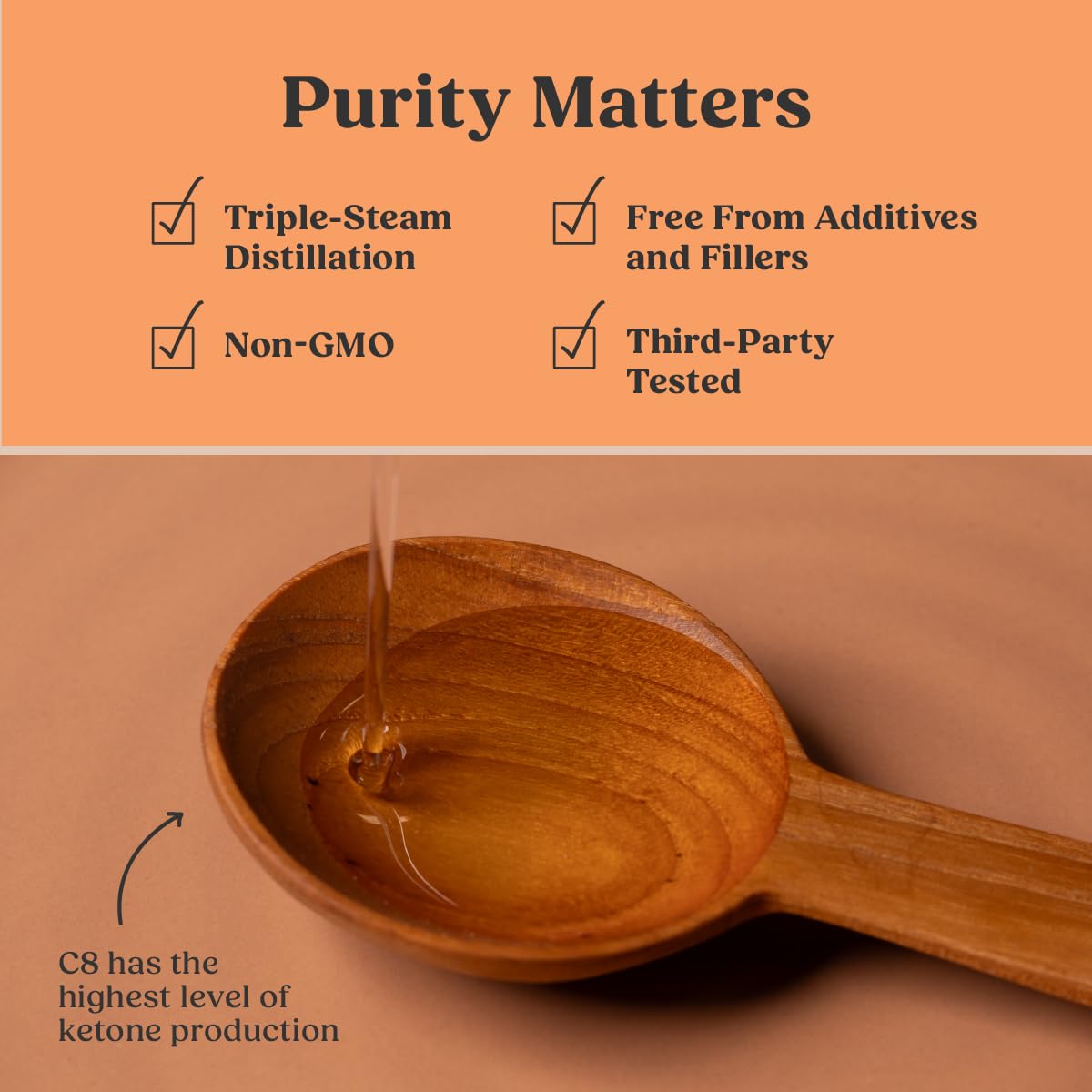 Bulletproof Brain Octane MCT Oil - Pure Coconut Oil for Keto

