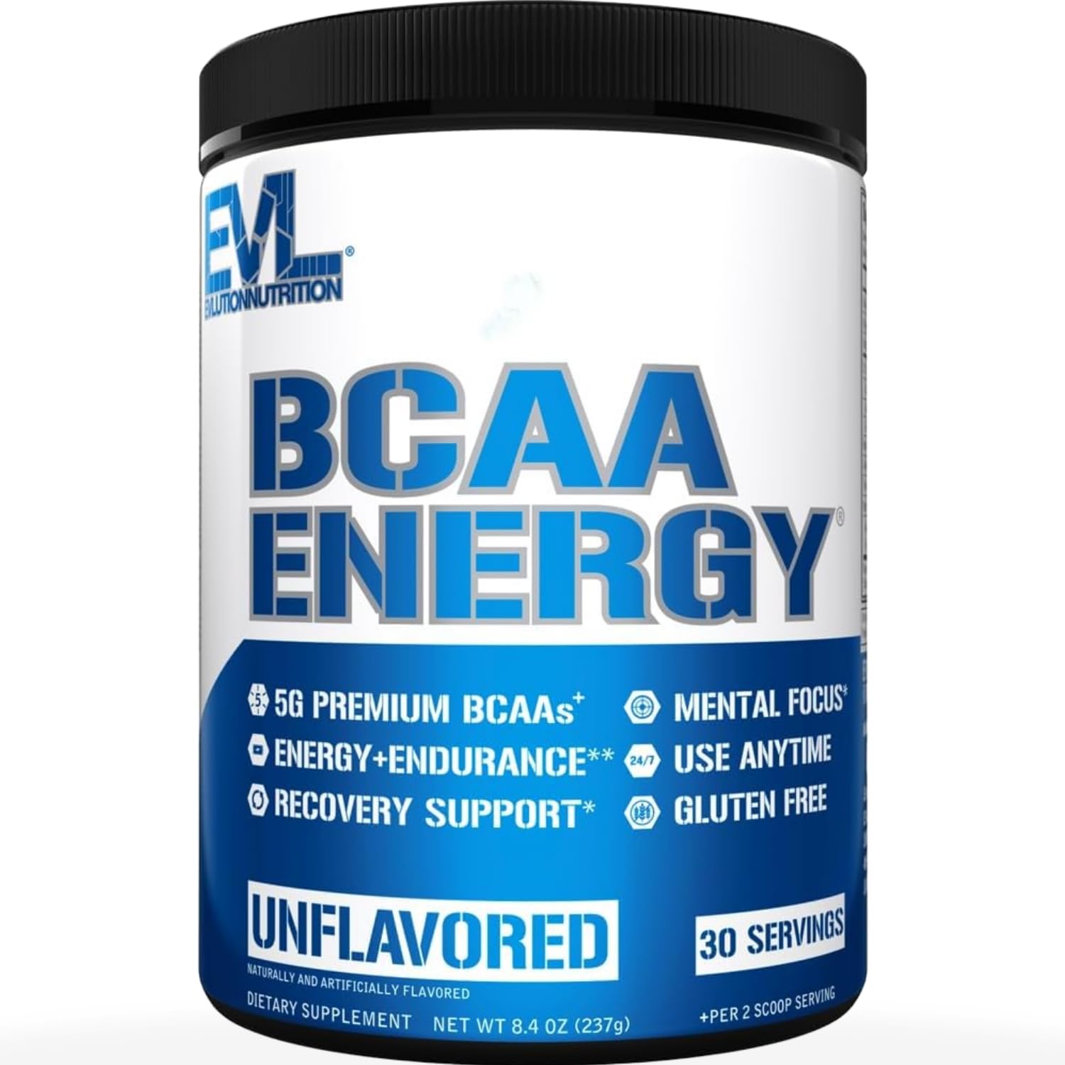 EVL BCAAs Amino Acids Powder Energy Pre Workout & Recovery