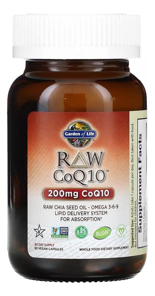 Garden of Life Raw CoQ10 200 mg Softgels

