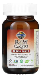 Garden of Life Raw CoQ10 200 mg Softgels

