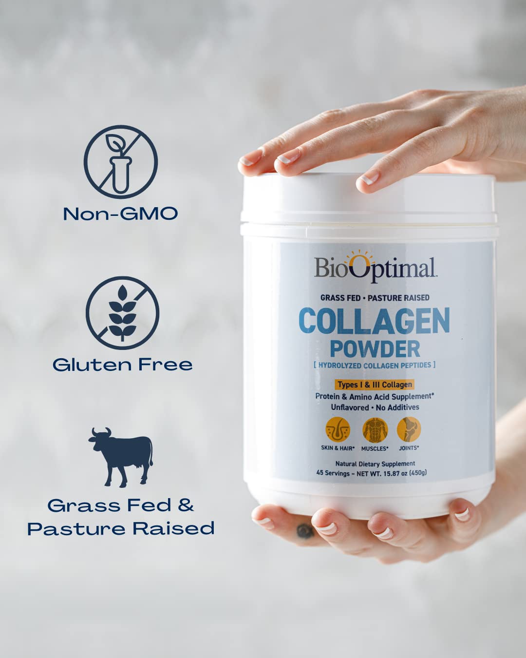 BioOptimal Collagen Peptides Supplement

