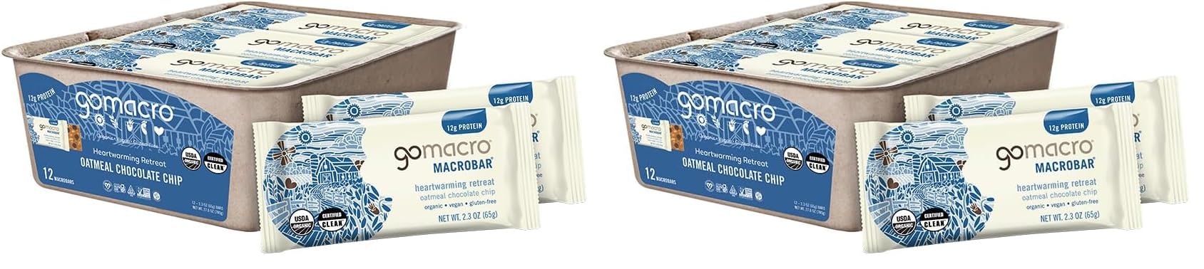 GoMacro MacroBar Vegan Protein Bars